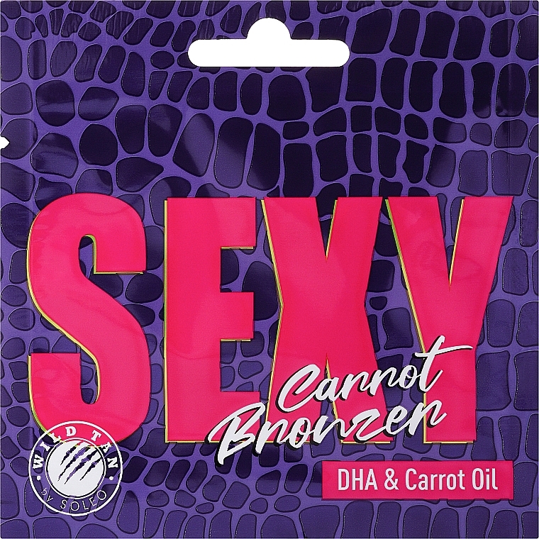 Dark Bronzing Cream with Carrot Oil - Wild Tan Sexy Carrot Bronzer (mini size) — photo N1