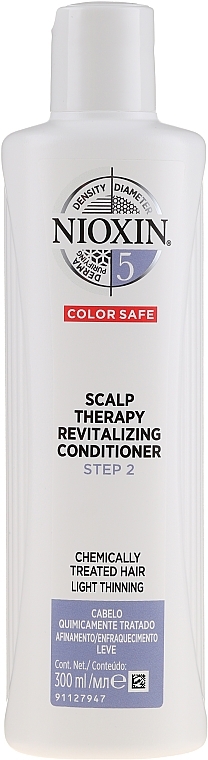 Color-Treated Hair Conditioner - Nioxin '5' Scalp Therapy Revitalising Conditioner — photo N5