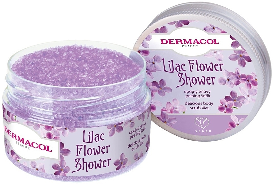 Lilac Body Scrub - Dermacol Lilac Flower Shower Delicious Body Scrub — photo N1