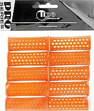 Plastic Hair Curlers d23 mm, orange - Tico Professional — photo N1