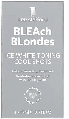 Instant Platinnum Tonic for Bleached Hair - Lee Stafford Ice White Cool Shots — photo N1