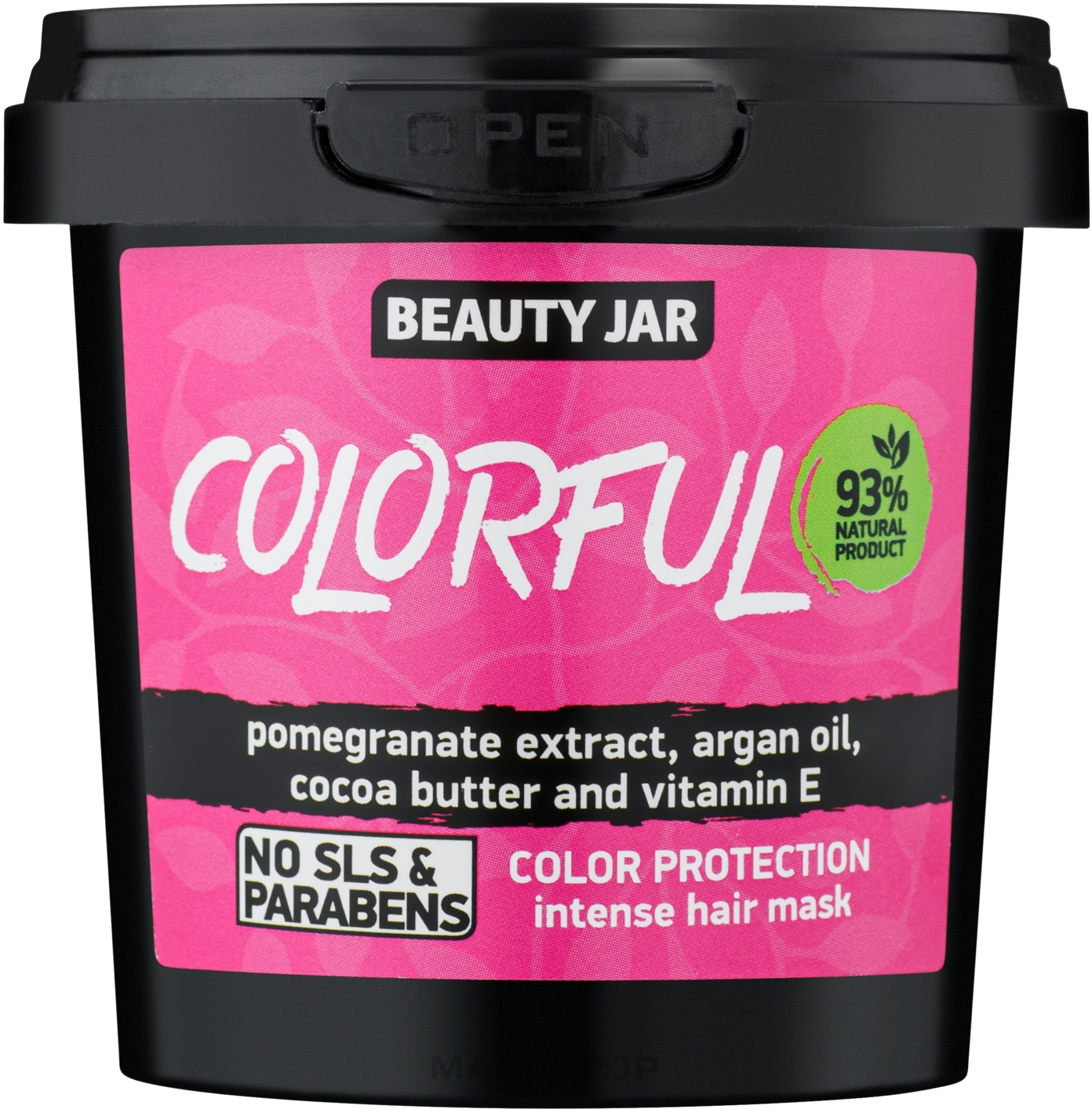Intensive Colored Hair Mask "Color Preserving" - Beauty Jar Colorful Intense Hair Mask — photo 140 g