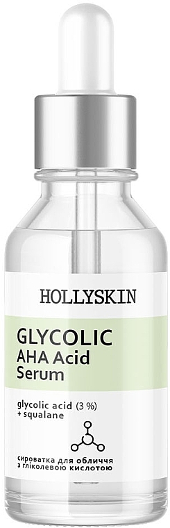 Glycolic Acid Face Serum - Hollyskin Glycolic AHA Acid Serum — photo N4