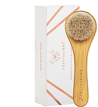 Bamboo Face Massage Brush - Crystallove Bamboo Face Brush — photo N1