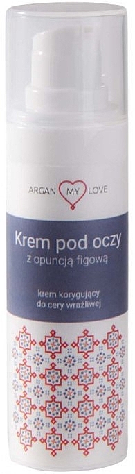 Natural Correcting Eye Cream with Fig Opuntia Oil - Argan My Love — photo N4