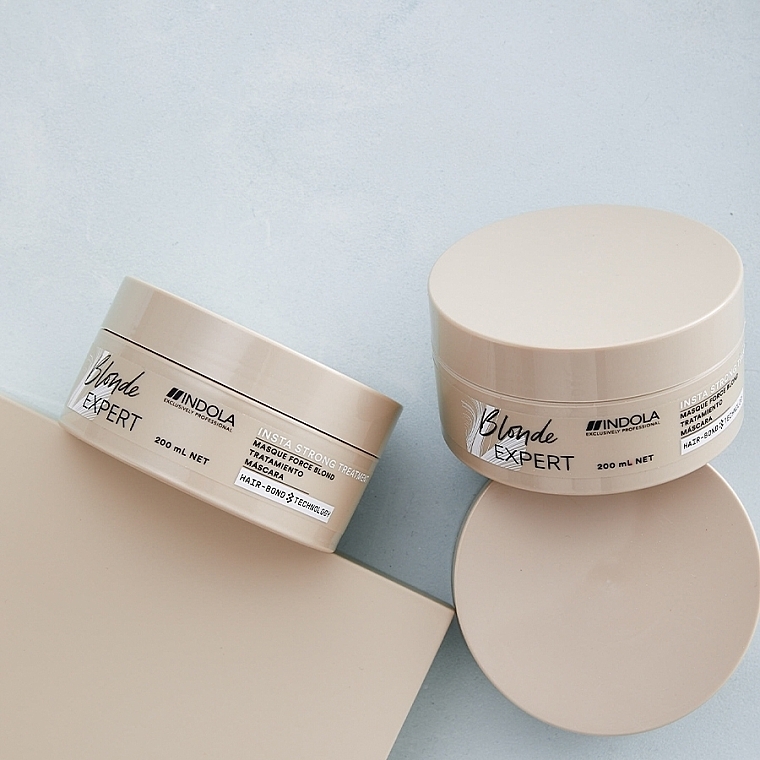 Strengthening Cold Blonde Mask - Indola Blonde Expert Insta Strong Treatment — photo N27