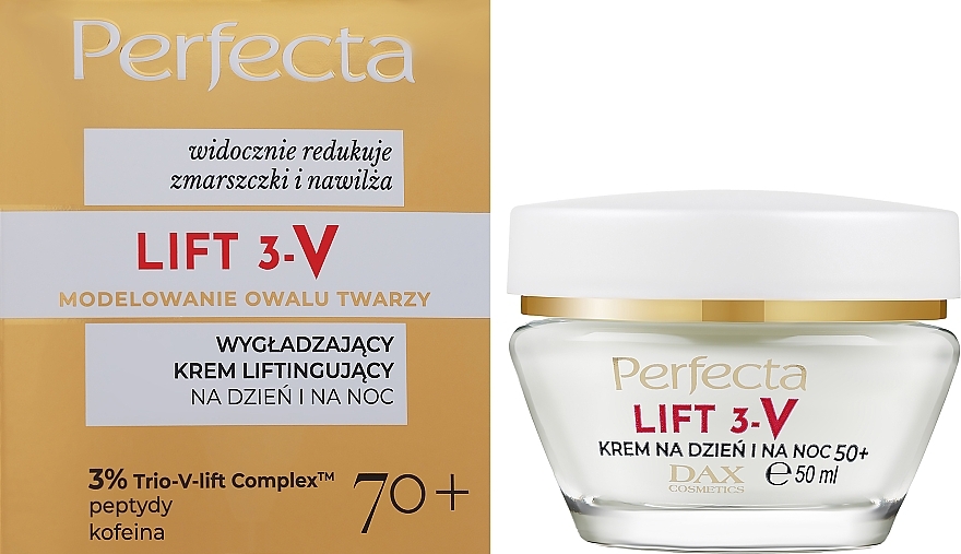 Face Cream - Perfecta Lift 3-V 3% Trio-V-Lift Complex 70+ — photo N1