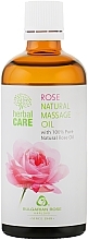 Massage Oil "Rose" - Bulgarian Rose Herbal Care — photo N1