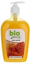 Fragrances, Perfumes, Cosmetics Liquid Soap "Honey & Milk" - Bio Naturell 