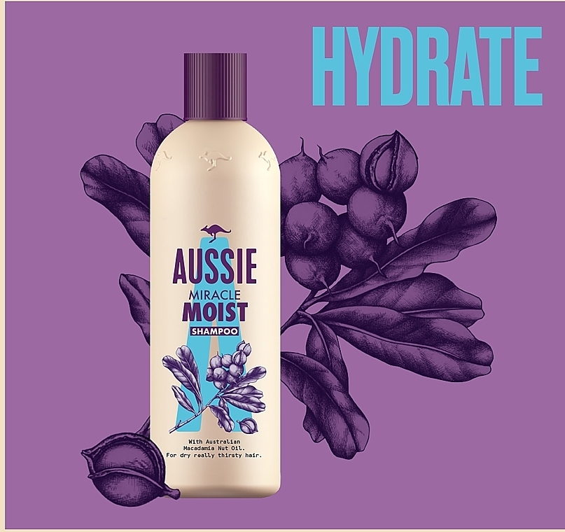 Damaged Hair Shampoo - Aussie Miracle Moist Shampoo — photo N13