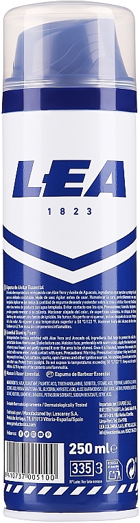 Shaving Foam - Lea Essential Sensitive Skin Shaving Foam — photo N2