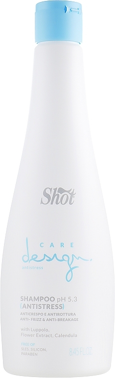 Anti-Stress & Brittleness Shampoo - Shot Care Design Antistress Shampoo — photo N1