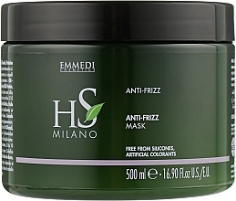 Fragrances, Perfumes, Cosmetics Detangling Mask for Frizzy Hair - HS Milano Anti-Frizz Mask