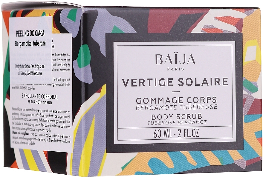 Body Scrub - Baïja Vertige Solaire Body Scrub — photo N1