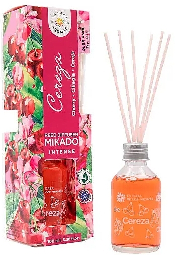 Cherry Reed Diffuser - La Casa de Los Aromas Mikado Intense Reed Diffuser — photo N6