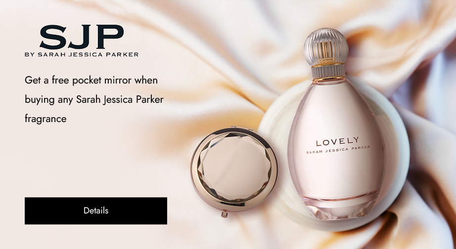 Get a free pocket mirror when buying any Sarah Jessica Parker fragrance.