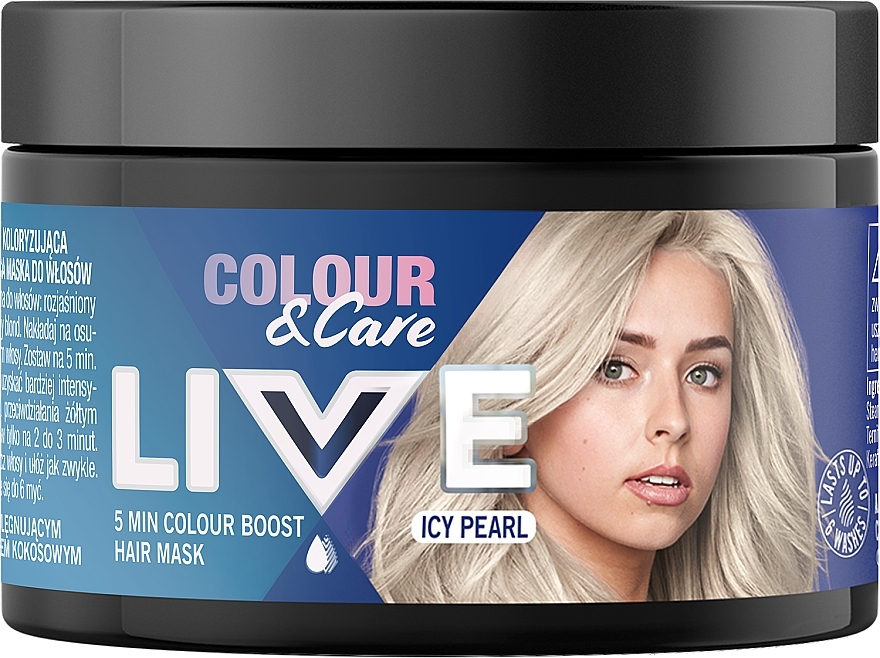 Semi-Permanent 5-Minute Hair Mask - Schwarzkopf Live Colour & Care 5 Minute Hair Mask — photo N1