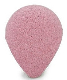 Teardrop Cleansing Sponge "Rose" - Bebevisa Konjac Sponge — photo N1