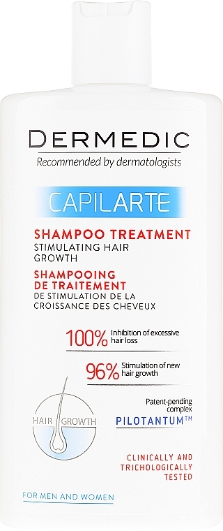 Hair Stimulating and Repair Shampoo - Dermedic Capilarte Shampoo — photo N2