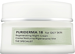 Ultra-Healing Night Acid Cream for Acne & Demodicosis - Beauty Spa The Specialist Puriderma 18 For Oily Skin — photo N1