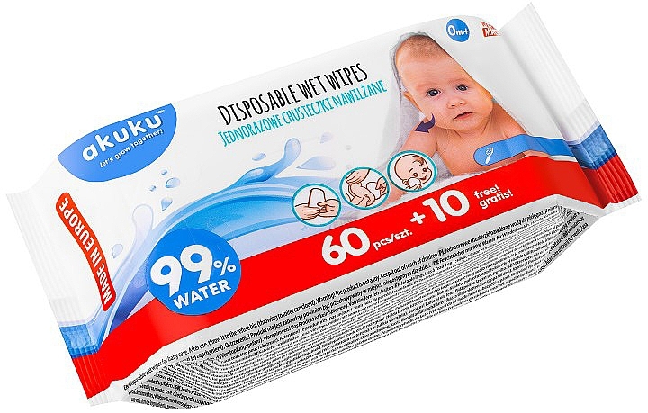 Baby Wet Wipes - Akuku — photo N1