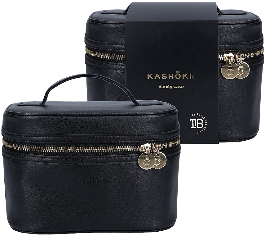 Makeup Bag, black - Kashoki Vanity Case — photo N1