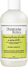 Fragrances, Perfumes, Cosmetics Shampoo for Colored Hair - Christophe Robin Color Fixator Wheat Germ Shampoo