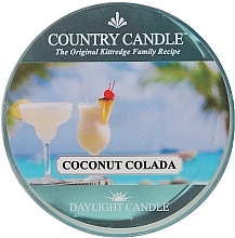 Fragrances, Perfumes, Cosmetics Tea Light Candle - Country Candle Coconut Colada