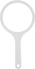 Mirror in Frame with Handle 28,5x14,5 cm, white - Titania — photo N9