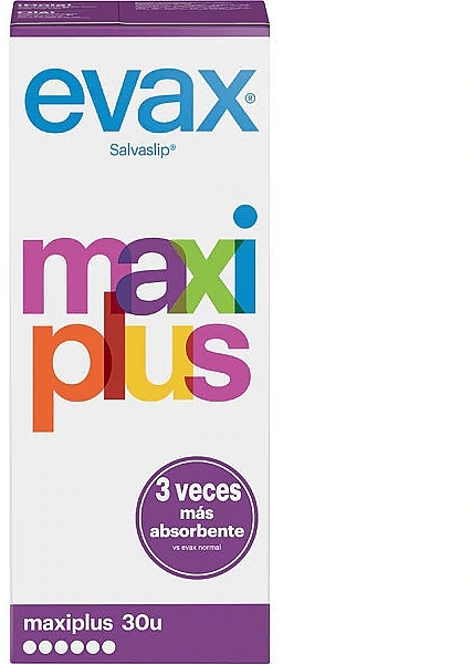Pantyliners "Maxi Plus", 30 pcs - Evax Salvaslip — photo N1