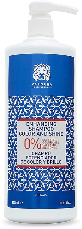 Colored Hair Shampoo - Valquer Shampoo Shine And Colour Enhancer — photo N1