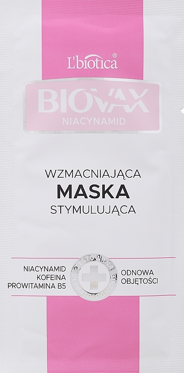 Strengthening & Stimulating Scalp Mask - Biovax Niacynamid Travel Size — photo N3