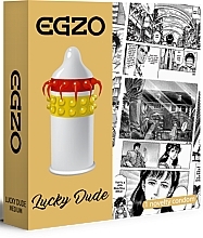 Lucky Dude Condoms with Mustache - Egzo — photo N6