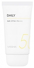 Body Sunscreen Cream - Missha All Around Safe Block Daily Sun SPF50+/PA++++ — photo N5