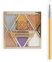 Makeup Palette - XX Revolution Mixxed Metals Water Liner Palette — photo N3