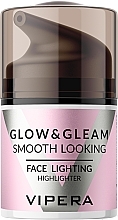 Highlighter - Vipera Glow And Gleam Smooth Looking Face Lighting Highlighter — photo N1