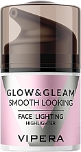 Fragrances, Perfumes, Cosmetics Highlighter - Vipera Glow And Gleam Smooth Looking Face Lighting Highlighter