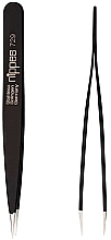 Fragrances, Perfumes, Cosmetics Pointed Tweezers, Black, 9.5 cm - Nippes Solingen Tweezer 729