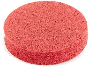 Makeup Sponge, red, round, S-070 - Zauber — photo N1