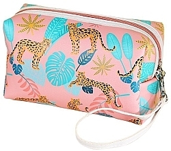 Makeup Bag 'Safari', rectangular, pink - Ecarla — photo N1