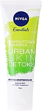 Fragrances, Perfumes, Cosmetics Detox Face Mask - NIVEA Essentials 1-Minute Urban Skin Detox Mask