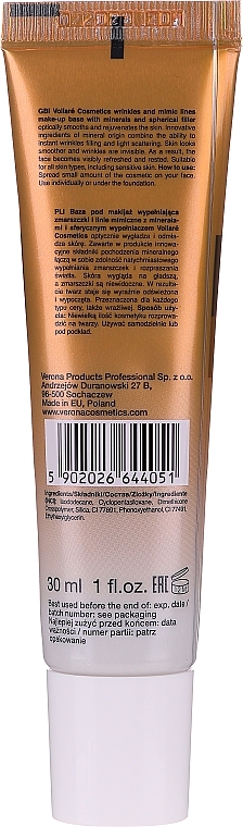 Makeup Base "Mimic Wrinkles Filler" - Vollare Cosmetics Wrinkles Filler Base — photo N2