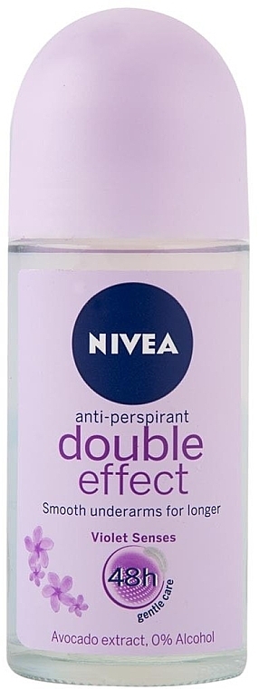 Roll-on Deodorant Antiperspirant "Double Effect" - NIVEA Double Effect Deodorant Roll-On — photo N2