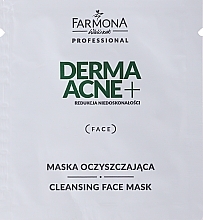 Face Mask - Farmona Professiona Derma Acne+ Cleansing Face Mask (sample) — photo N3