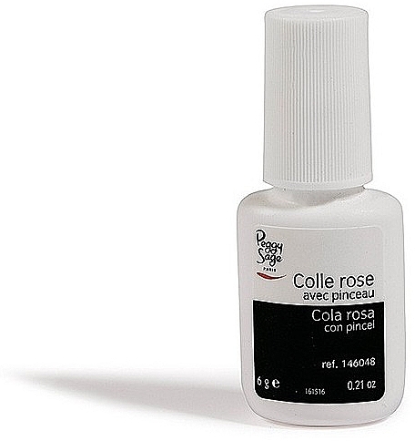 Nail Tips Glue with Brush - Peggy Sage Rose — photo N3