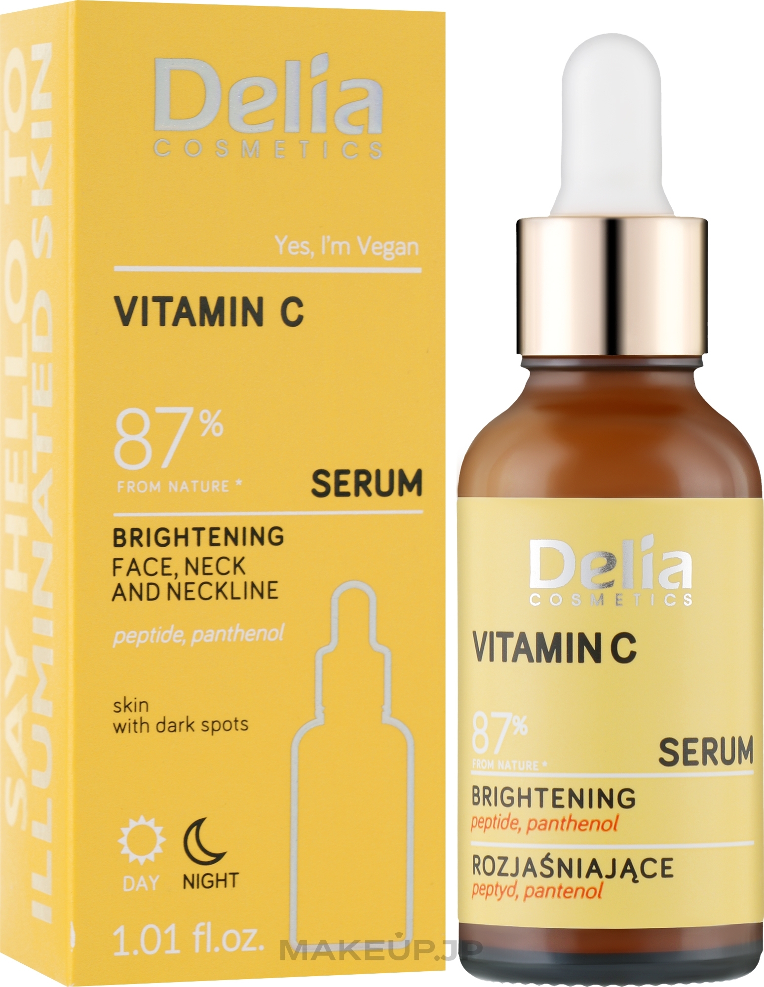 Brightening Face, Neck & Decollete Serum with Vitamin C - Delia Vitamin C Serum — photo 30 ml