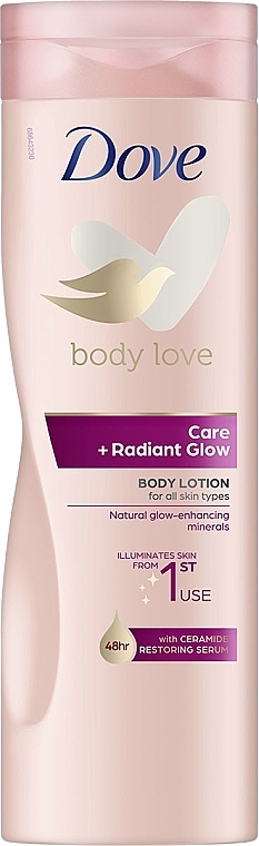 Body Lotion - Dove Body Love Care + Radiant Glow Body Lotion — photo N6