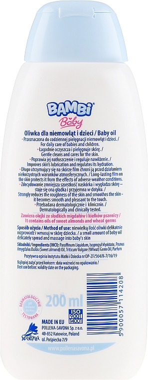 Baby Body Oil - Bambi Baby — photo N10