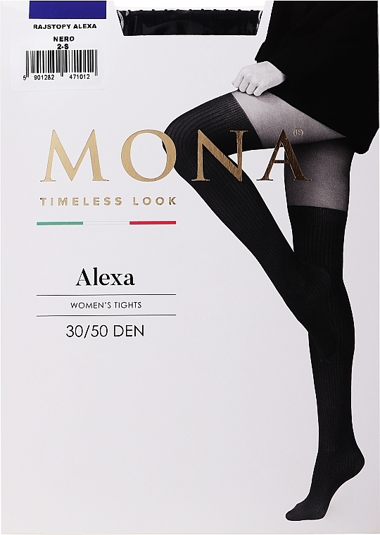 Alexa Tights 30/50 Den, nero - MONA — photo N7