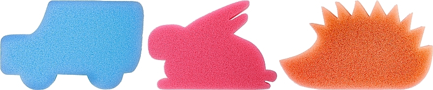 Kids Bath Sponge Set, 3 pcs - Ewimark #23 — photo N1